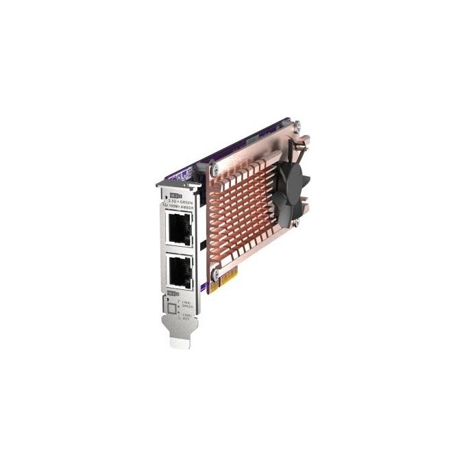 Qnap QM2-2P2G2T Scheda di Rete e Adattatore Interno Ethernet 2500 Mbit-s