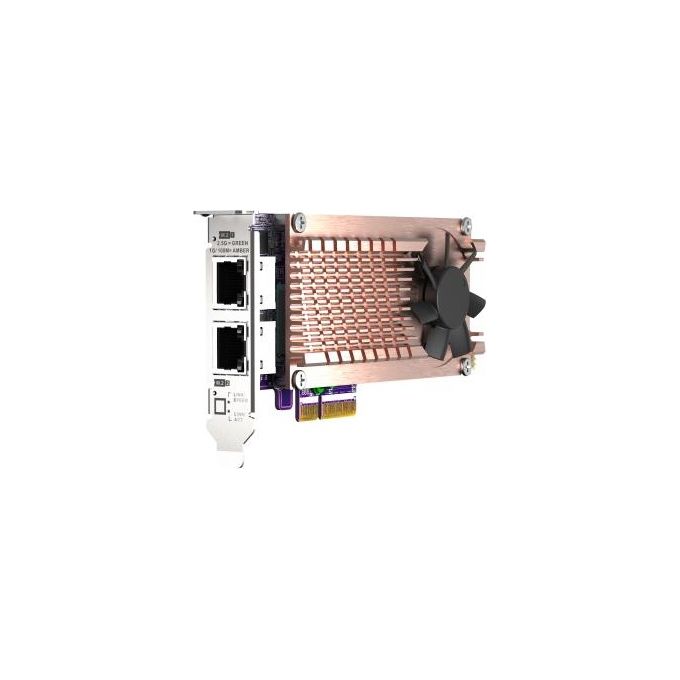 Qnap QM2-2P2G2T Scheda di Rete e Adattatore Interno Ethernet 2500 Mbit-s