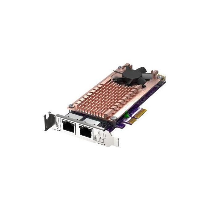 Qnap QM2-2P2G2T Scheda di Rete e Adattatore Interno Ethernet 2500 Mbit-s