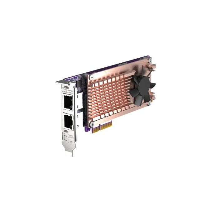 Qnap QM2-2P2G2T Scheda di Rete e Adattatore Interno Ethernet 2500 Mbit-s