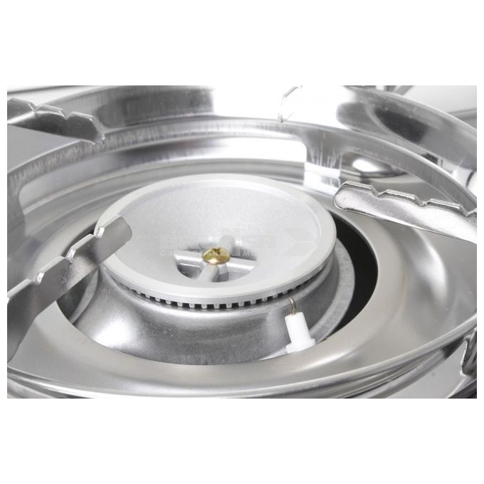 Brunner Fornello Campeggio Devil Double Grill Cromo