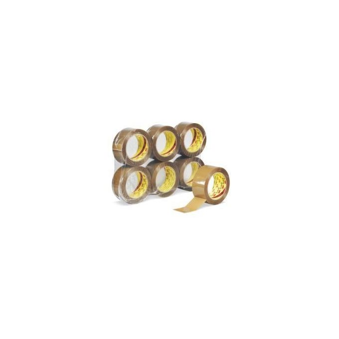 Scotch 371 Nastro da imballo adesivo PPL 50 mm x 66 m confezione 6 pz colore Avana
