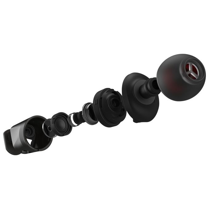 ASUS ROG Cetra II Core - Auricolari Gaming, Driver in gomma siliconica liquida (LSR), Connettore da 3,5 mm, Per PC, MAC, PlayStation 4-5, Nintendo Switch, Xbox Series X-S, Nero