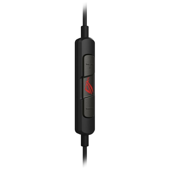 ASUS ROG Cetra II Core - Auricolari Gaming, Driver in gomma siliconica liquida (LSR), Connettore da 3,5 mm, Per PC, MAC, PlayStation 4-5, Nintendo Switch, Xbox Series X-S, Nero
