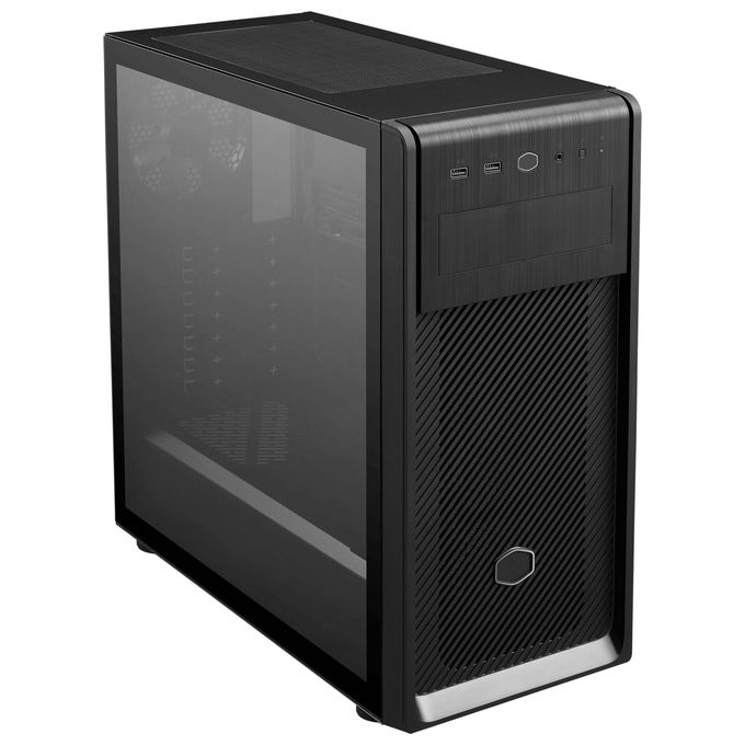 Case ELITE 500 ODD, 2USB3.2,1x 5.25 5x 2.5 2x Combo 2.5-3.5,Tempered Glass Left Panel,NO PSU Black