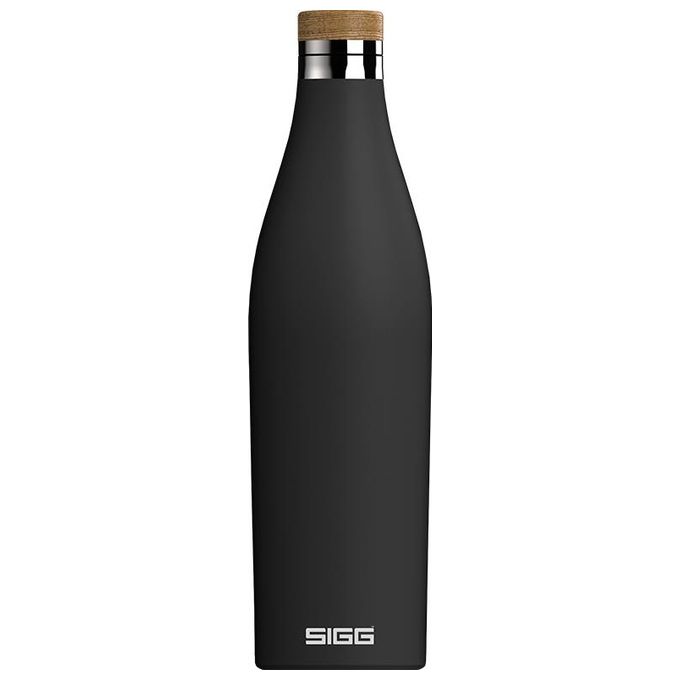 Sigg Meridian Borraccia in Alluminio Ermetica 0.7 Litri Nero