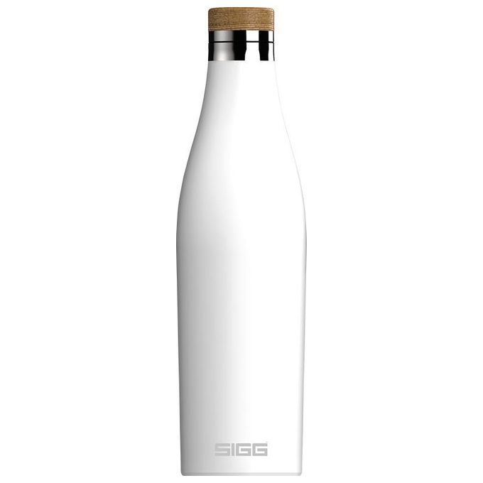Sigg Meridian Borraccia in Alluminio Ermetica 0.5 Litri Bianco