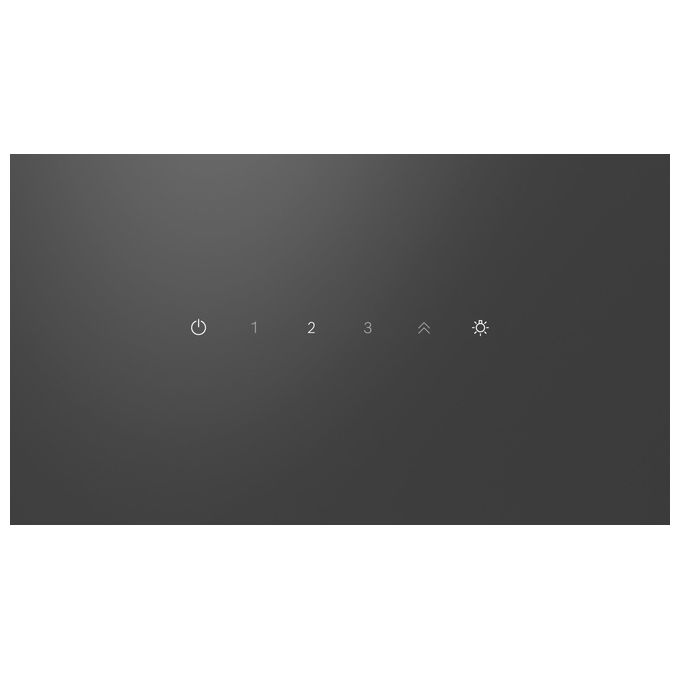 Bosch Serie 2 DWK85DK60 Cappa a muro filtrante design inclinato 80 cm Classe A  3 velocita' Nero