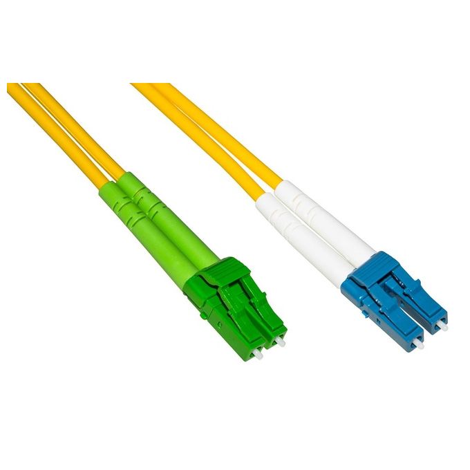 Link Cavo Fibra Ottica Lc Apc a Lc Upc Singlemode Duplex 1mt