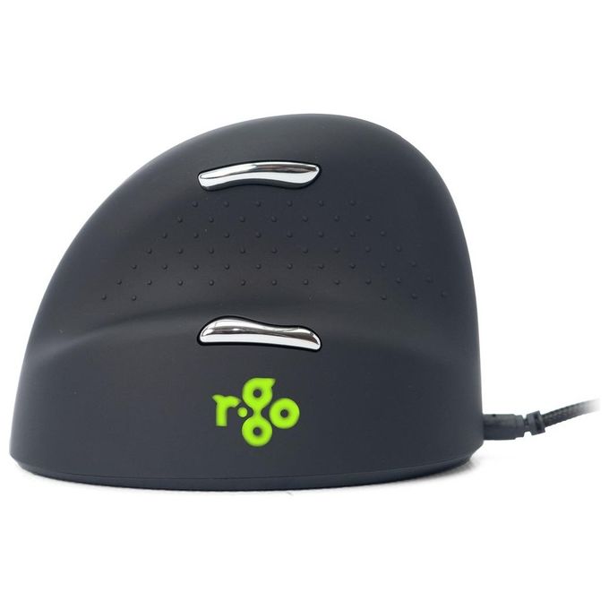 R-Go Tools R-Go HE Mouse ErgonomicoMedio (165-195mm) Mancino Cablato