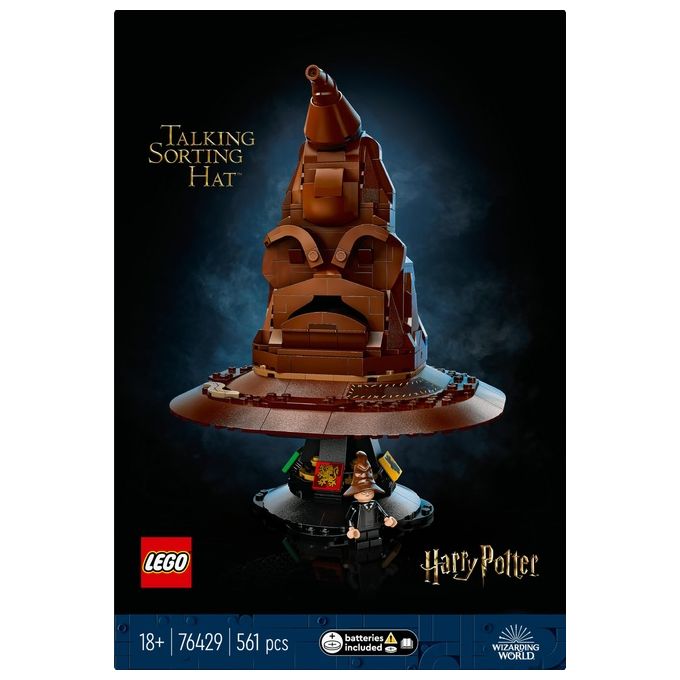 Lego, Il Cappello Parlante di Hogwarts, Set Costruzioni, 561 Pezzi, Harry Potter