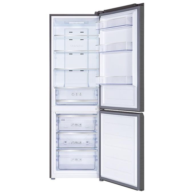TCL RP318BXE1 Frigorifero combinato 318 litri inverter total no frost classe E acciaio inox opaco anti-impronta