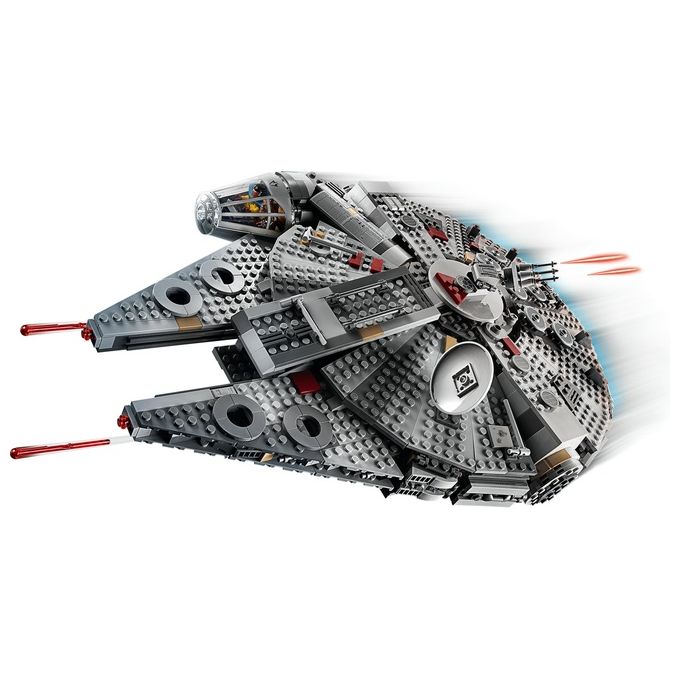 LEGO 75257 Star Wars Millennium Falcon Giocattolo da Costruire con 7 Minifigure e 1353 Pezzi colore Nero