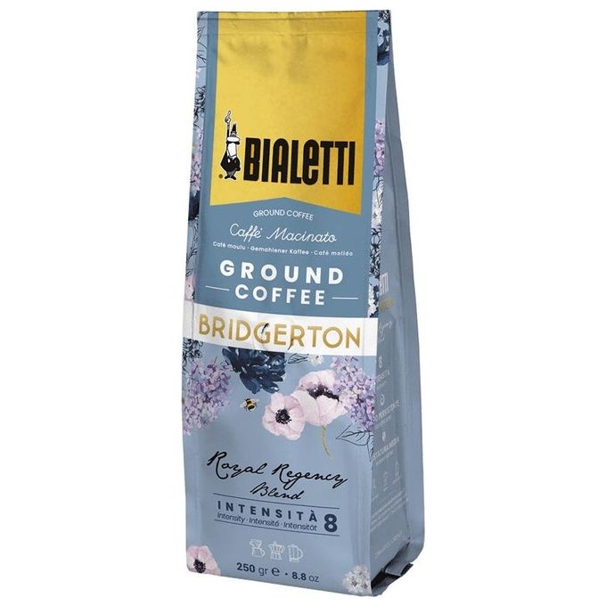 Bialetti Caffe Bridgerton con Barattolo Bridgerton Caffe' Macinato 250gr