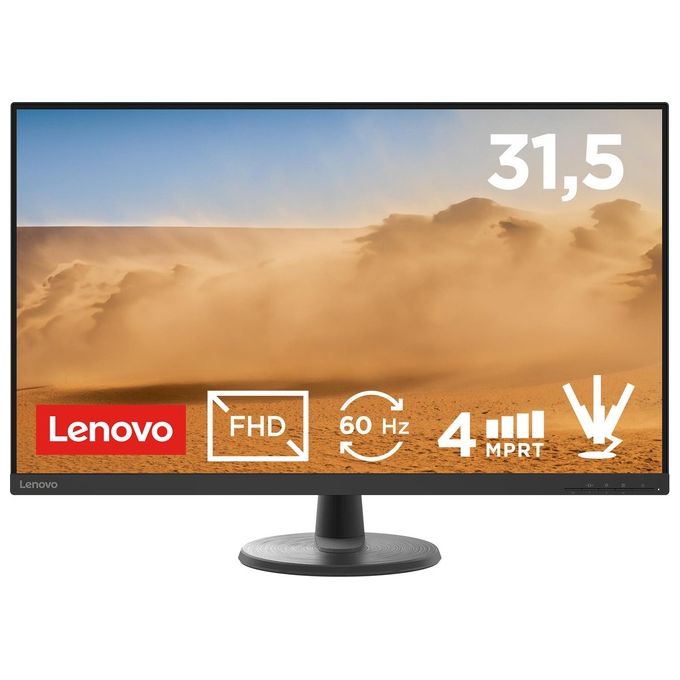 Lenovo D32-40 Monitor Pc 31.5'' 1920x1080 Pixel Full Hd Lcd Nero