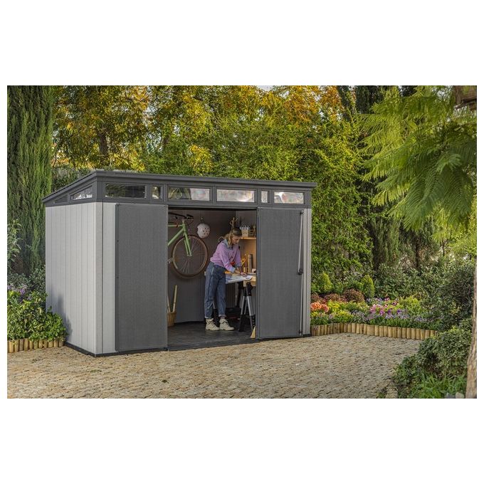 Keter Casetta da Giardino Artisan 117 in Resina 342x218x226h Grigio