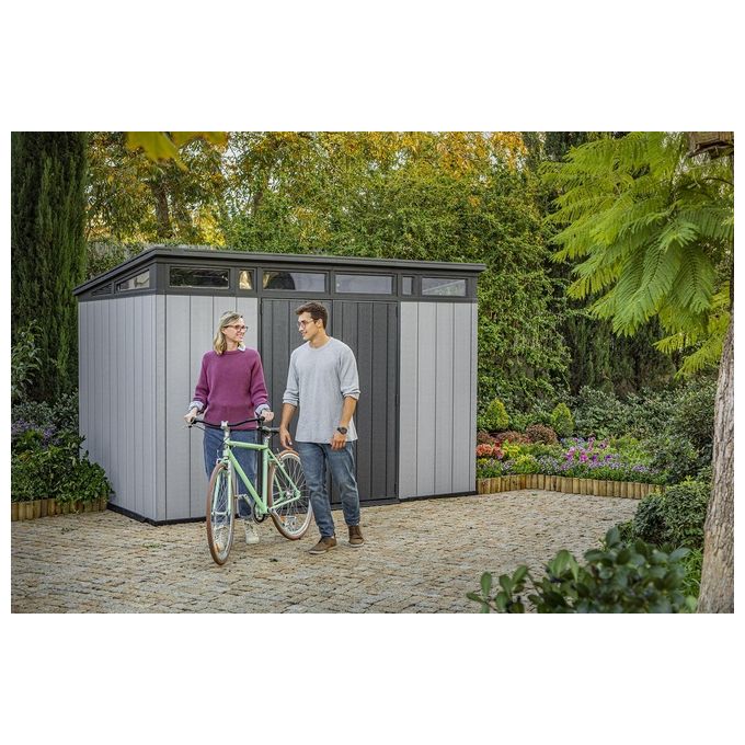 Keter Casetta da Giardino Artisan 117 in Resina 342x218x226h Grigio