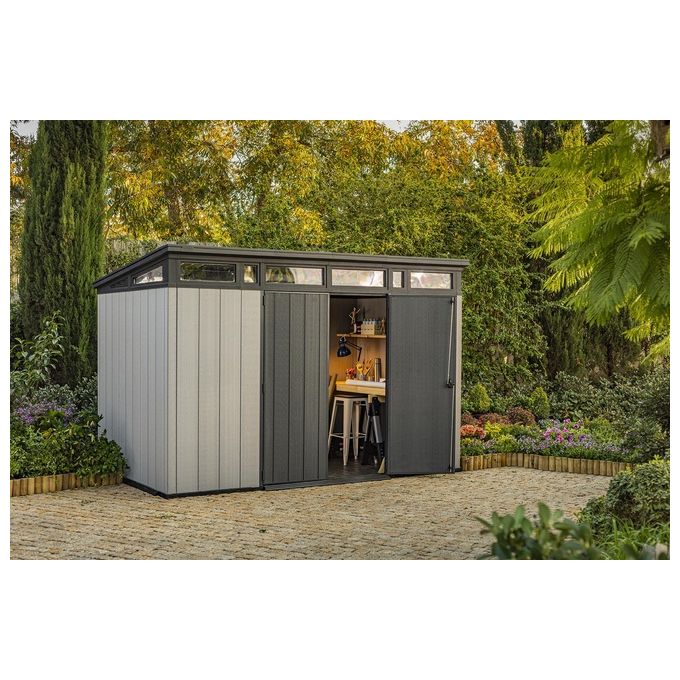 Keter Casetta da Giardino Artisan 117 in Resina 342x218x226h Grigio