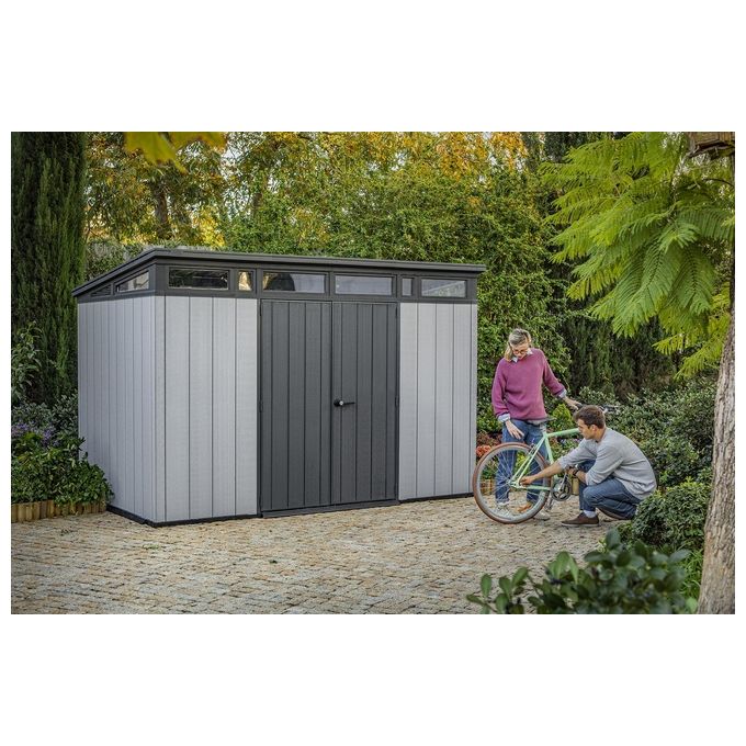 Keter Casetta da Giardino Artisan 117 in Resina 342x218x226h Grigio