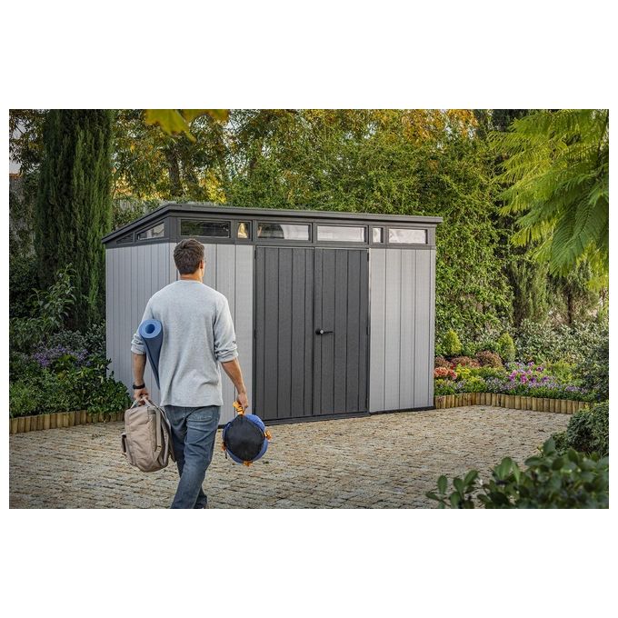 Keter Casetta da Giardino Artisan 117 in Resina 342x218x226h Grigio