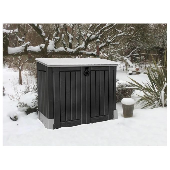 Keter Baule Box Portattrezzi da Esterno Store Ii Out Midi in Resina 130x74x110h - 845 Lt nero