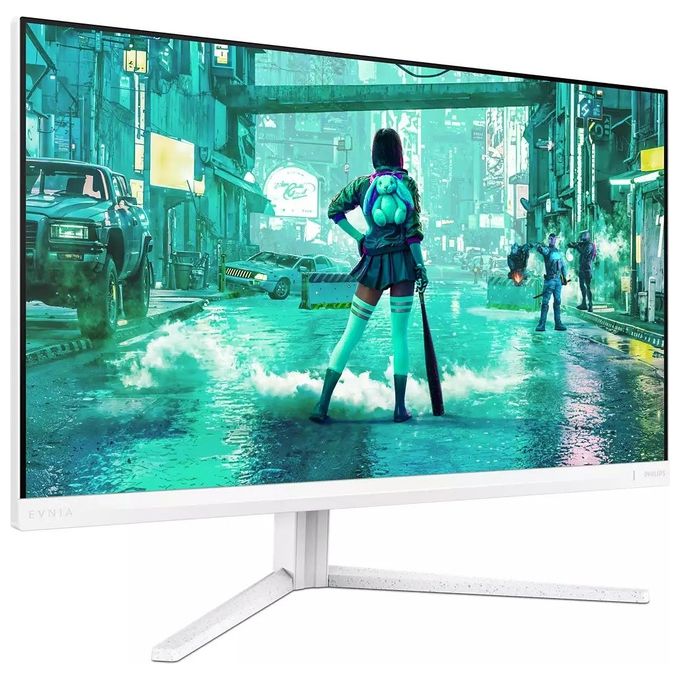 Philips Evnia 27M2N3201A Monitor da gioco Full HD da 27 pollici 180 Hz 05 ms FreeSync Prem. G-Sync Comp. HDR10 (1920x1080 2x HDMI DisplayPort) bianco