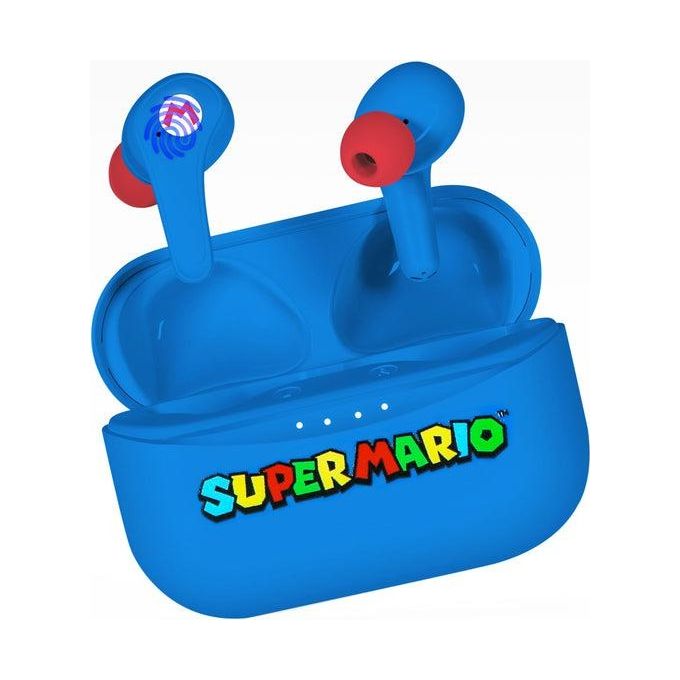 4Side Super Mario Blue Earpods Auricolari