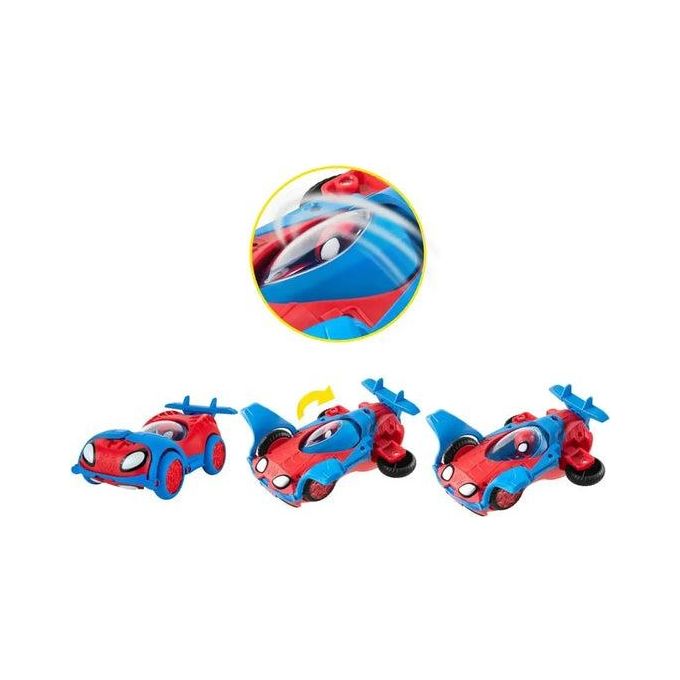 Rei Toys Playset Spidey Flip e Jet 2 In 1 Assortito