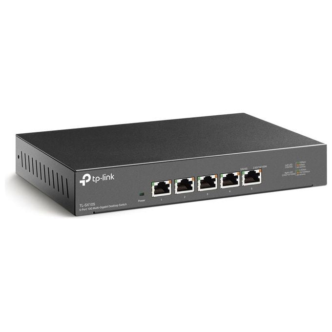 TP-Link TL-SX105 Switch di Rete Non Gestito 10G Ethernet 100-1000-10000 Nero