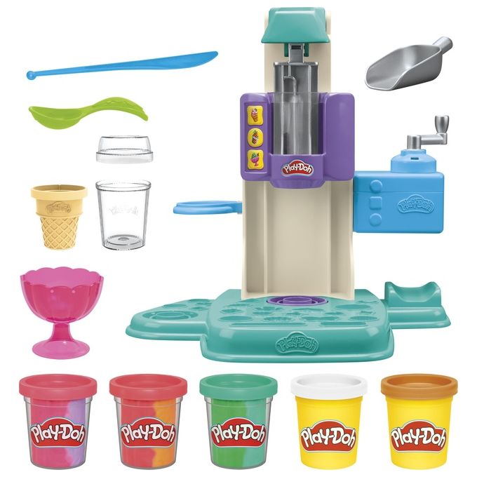 Hasbro Pasta Modellabile Play-Doh Gelateria Arcobaleno