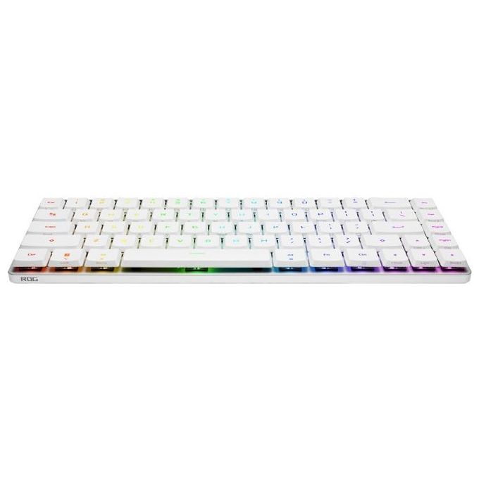 ASUS ROG Falchion RX Low Profile Tastiera Meccanica Wireless Moonlight White Layout ITA