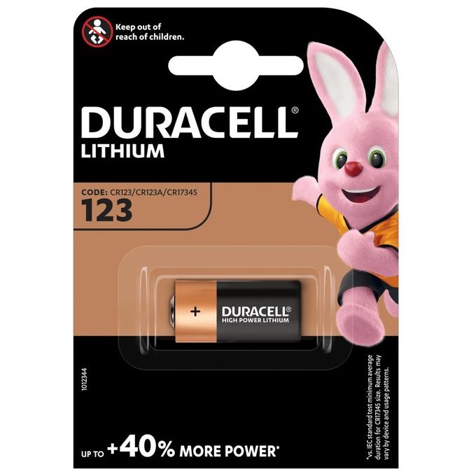 Duracell DU28 Batteria Pila 123 Litio Blister 1 Pezzo
