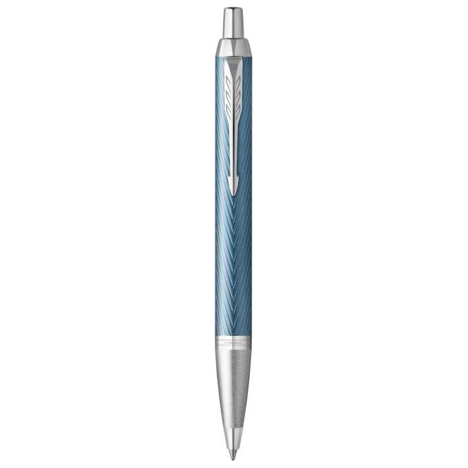 Parker IM Penna a Sfera Premium Blu-Grey Punta M