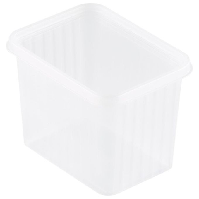 Duni Confezione 25 Fixpack con Coperchio 1000ml PP Trasparente