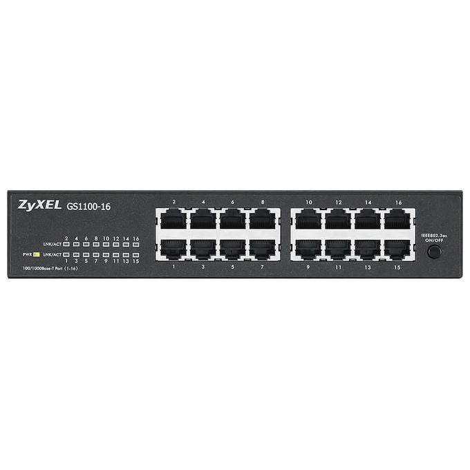 Zyxel GS1100-16 Switch Non Gestito Gigabit Ethernet 10-100-1000
