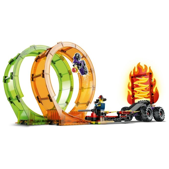 LEGO 60339 Arena delle acrobazie Set da costruzione 598 pezzi 7 minifigure colore Multicolore