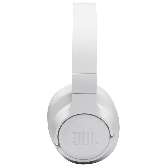 JBL TUNE 710 BT Cuffie Over-Ear Wireless Bluetooth JBL Pure Bass Pieghevole Senza Fili con Padiglione Imbottito Fino a 50h di Autonomia Bianco