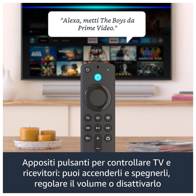 Amazon Fire TV Stick 2021 con Telecomando Vocale Alexa