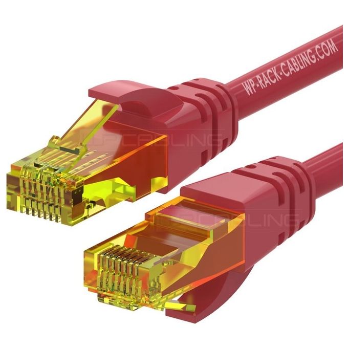 WP Europe Patch U-Utp Cat.6a lshf Rosso 2mt