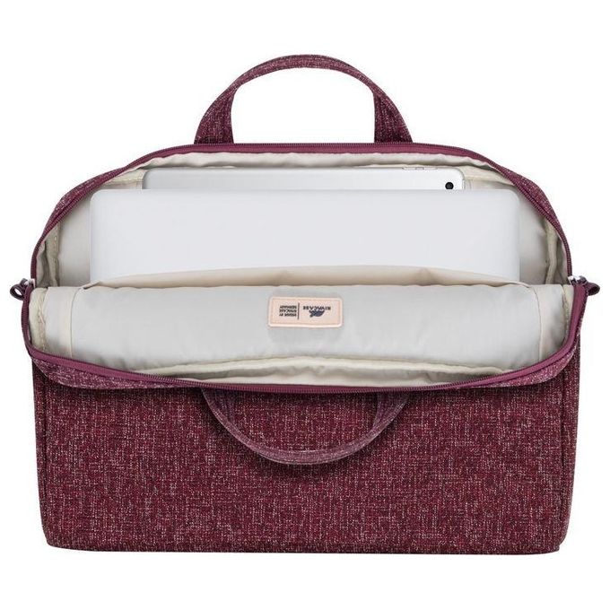 Rivacase Borsa per Notebook 14'' Burgundy Red