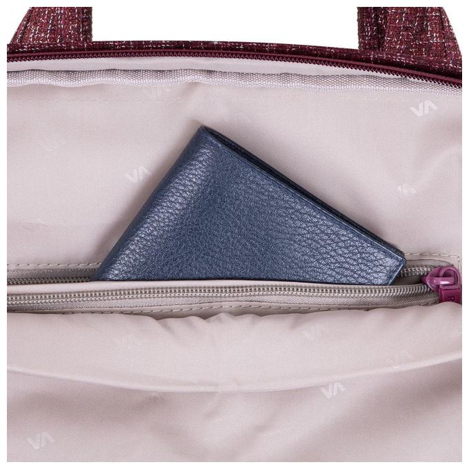 Rivacase Borsa per Notebook 14'' Burgundy Red