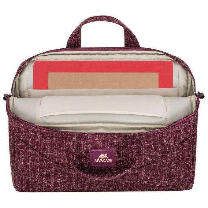 Rivacase Borsa per Notebook 14'' Burgundy Red