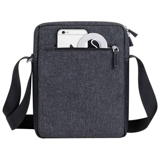 Rivacase Crossbody Bag per Tablet 11'' Nero Melange