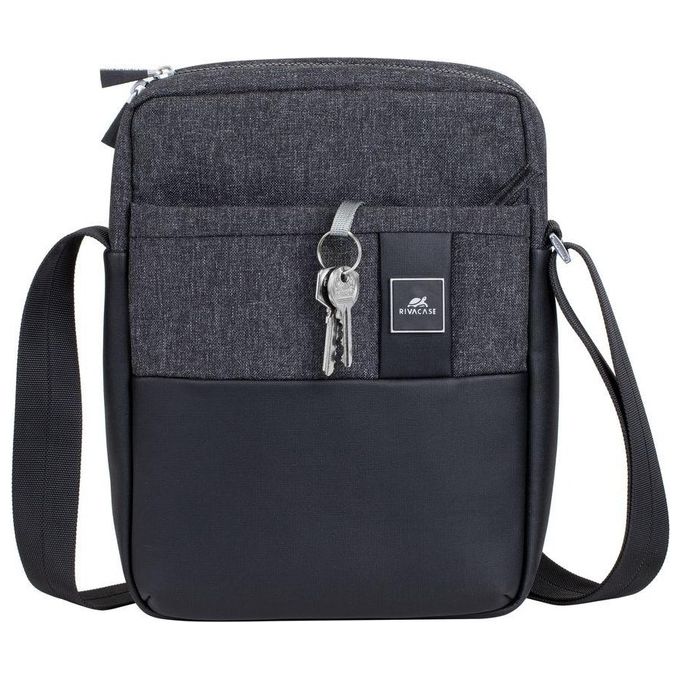 Rivacase Crossbody Bag per Tablet 11'' Nero Melange