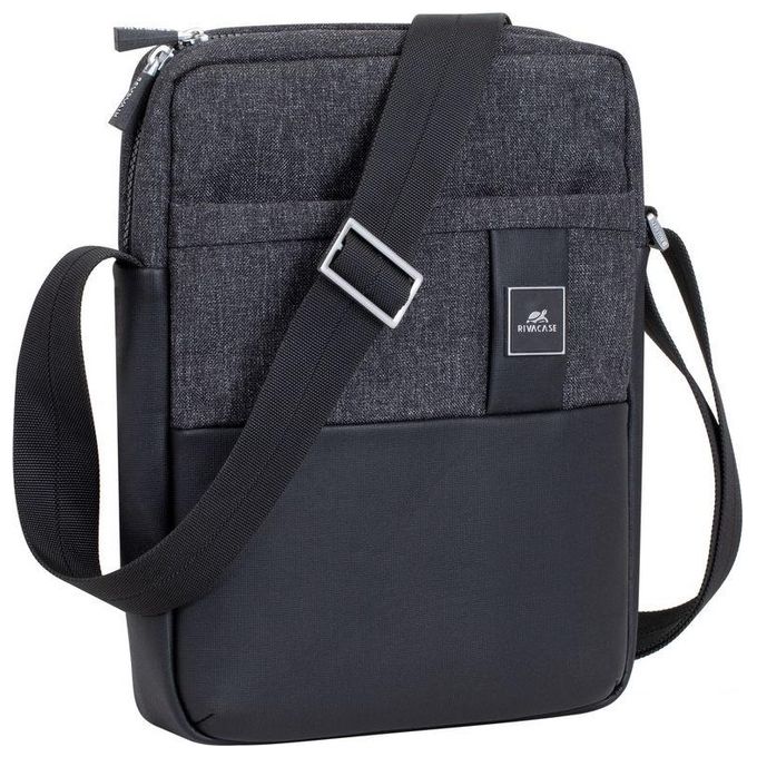 Rivacase Crossbody Bag per Tablet 11'' Nero Melange
