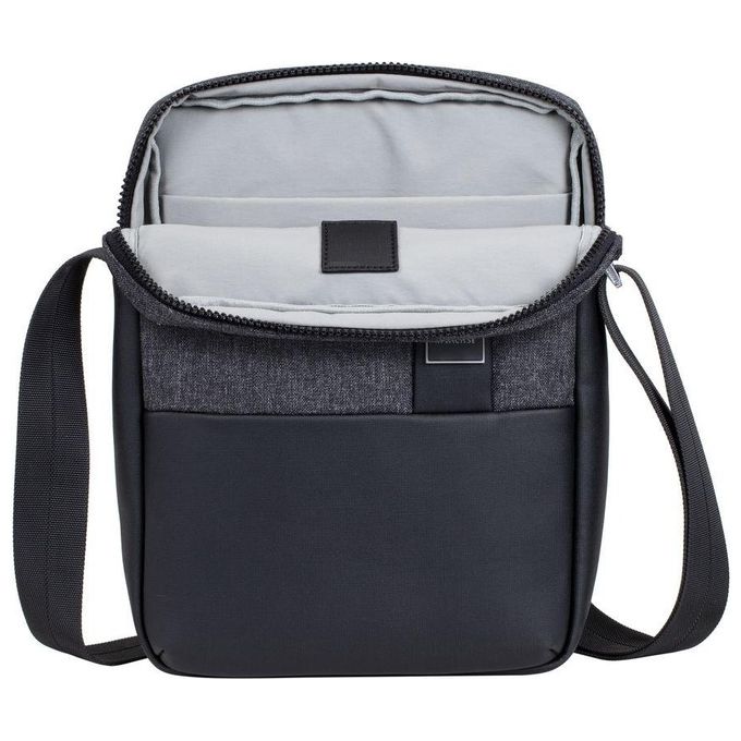 Rivacase Crossbody Bag per Tablet 11'' Nero Melange