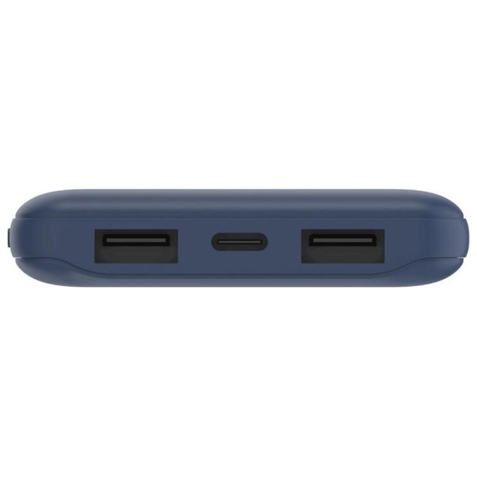 Belkin PowerBank 10K con Cavo Usb-A Usb-C Blu
