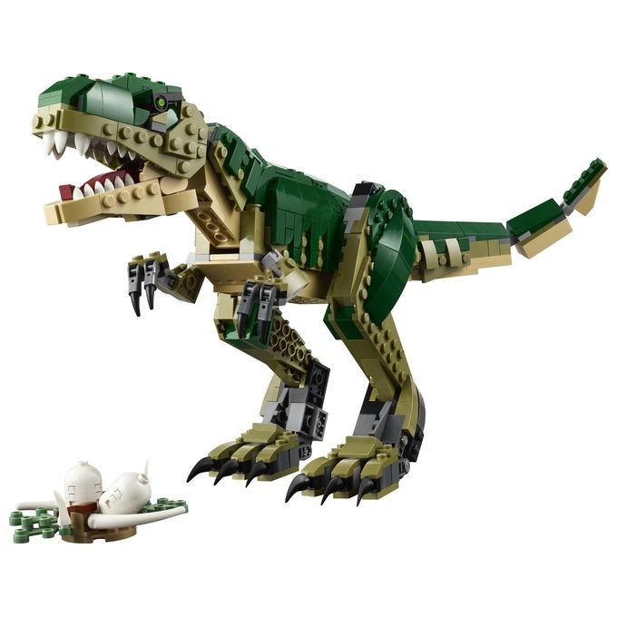 LEGO Creator 3 in 1 T. Rex Dinosauro Giocattolo Trasformabile in 3 Modellini Snodabili come Triceratopo e Pterodattilo Giochi per Bambini e Bambine da 9 Anni Idea Regalo di Compleanno 31151