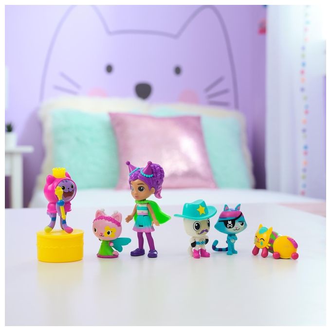 Spin Master Gabbys Dollhouse Set Deluxe 6 Figure Celebration