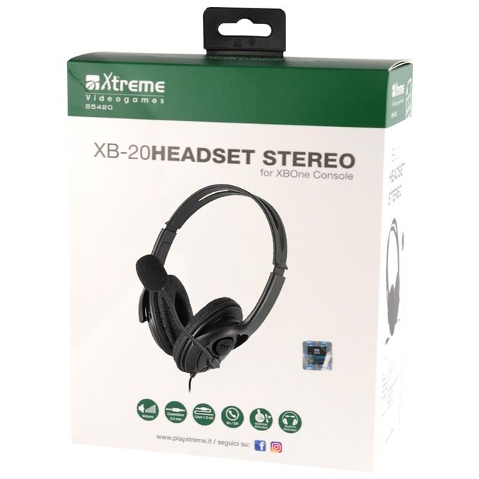 Xtreme 65420 Cuffia Gaming Stereo XB-20